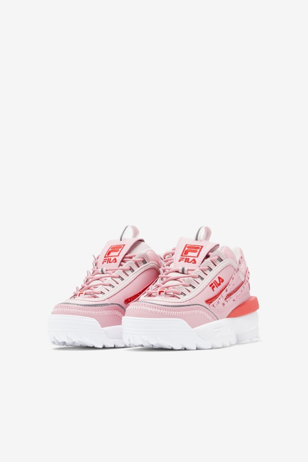 Fila Pink/coral Blush/white Big Kids\' Disruptor 2 Exp