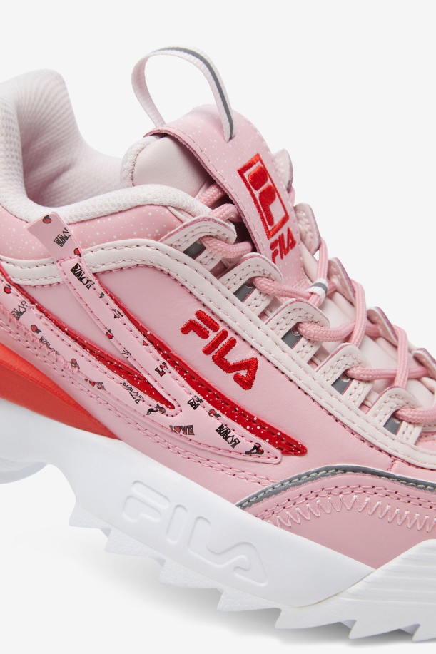 Fila Pink/coral Blush/white Big Kids\' Disruptor 2 Exp