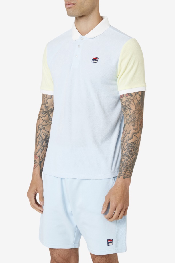 Fila Gramme Polo μπλε/τρυφερό κίτρινο/marshmallow
