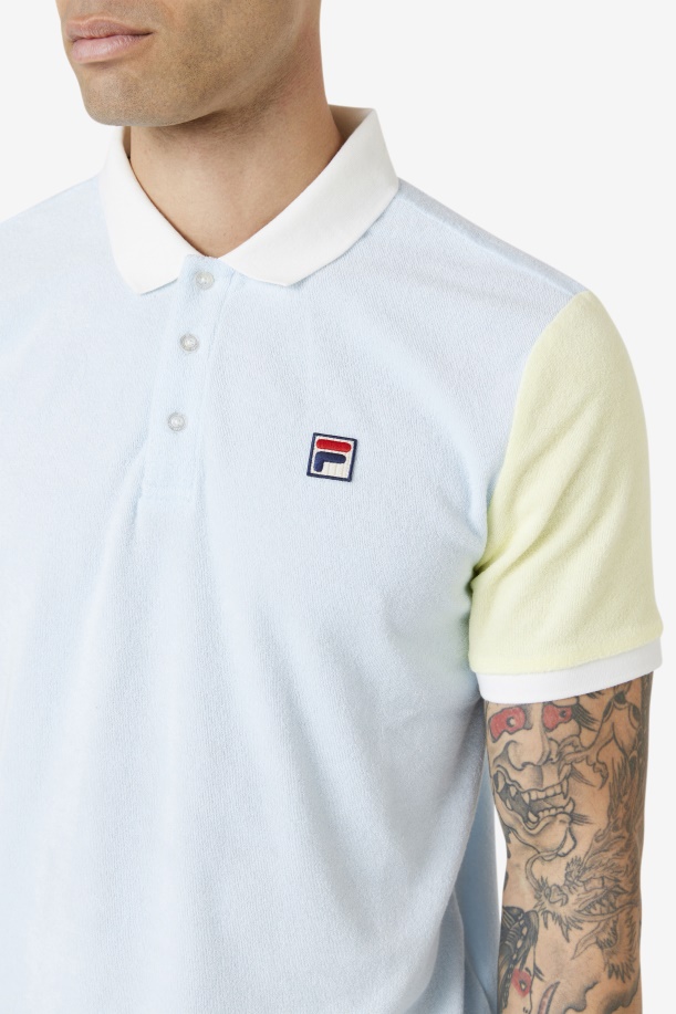 Fila Gramme Polo μπλε/τρυφερό κίτρινο/marshmallow