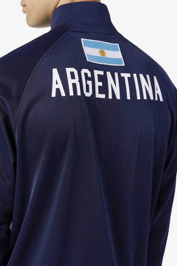 ναυτικό/λευκό/βαλτική θάλασσα Argentina σακάκι πίστας Fila