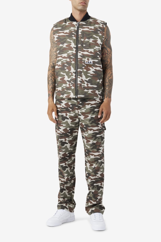 Παντελόνι Cargo 2pac Fila Camo Print