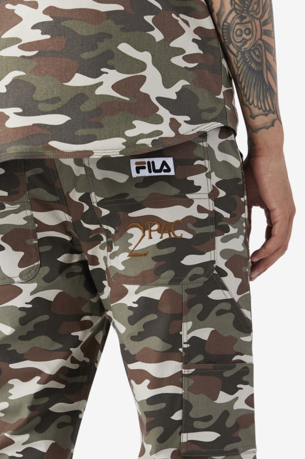 Παντελόνι Cargo 2pac Fila Camo Print
