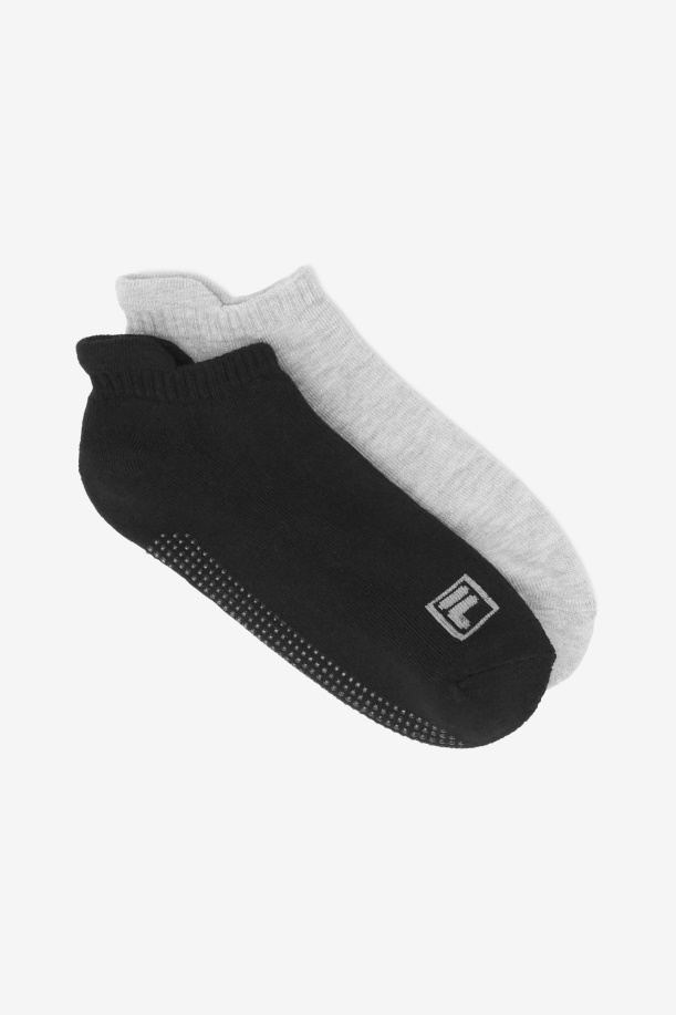 Fila γυναικεία κάλτσα No Show Grip 2 συσκευασιών μαύρη Multi