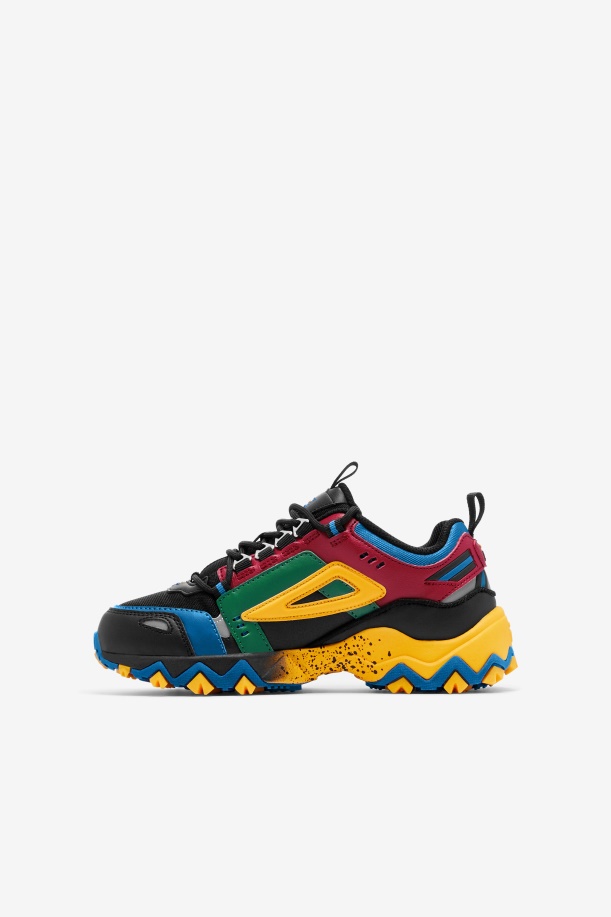 Black/rio Red/imperial Blue Fila μικρών παιδιών Oaktmont Tr