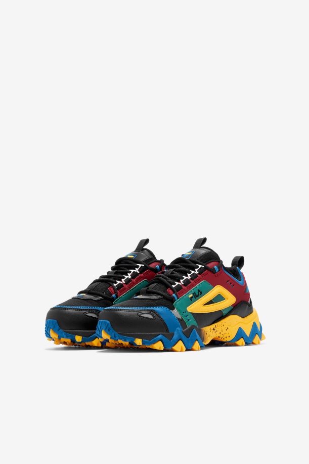 Black/rio Red/imperial Blue Fila μικρών παιδιών Oaktmont Tr