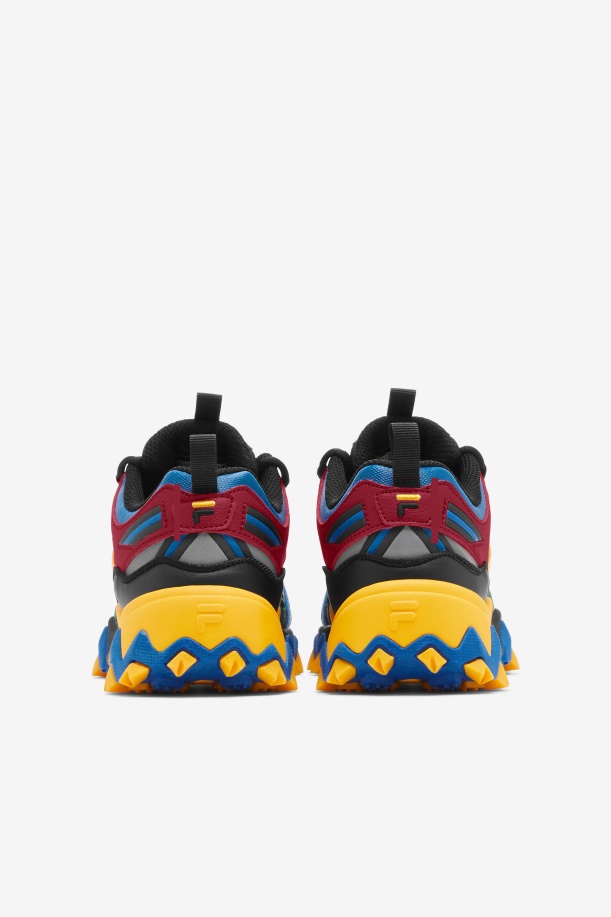 Black/rio Red/imperial Blue Fila μικρών παιδιών Oaktmont Tr