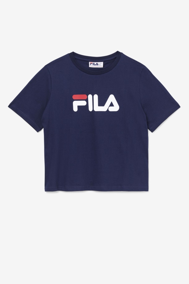 Peacoat/κόκκινο/λευκό δεσποινίς αετός Tee Fila
