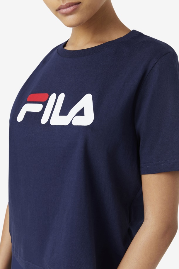 Peacoat/κόκκινο/λευκό δεσποινίς αετός Tee Fila