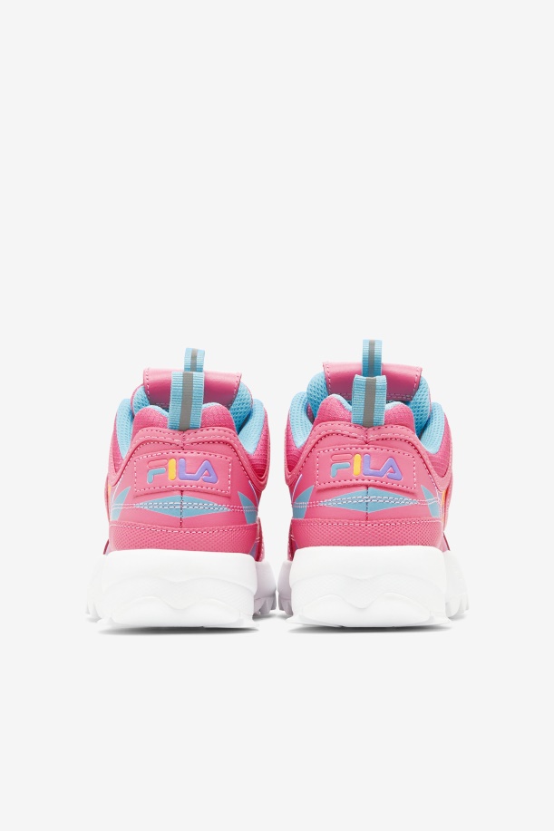 Big Kids\' Disruptor 2 Premium Fila τσίχλα/μπλε/λευκό