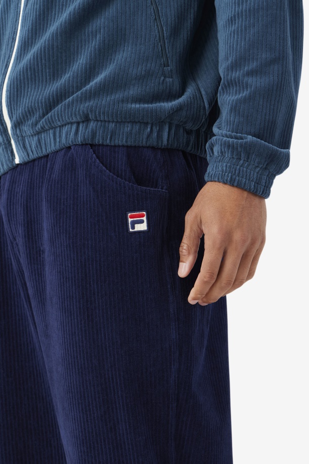 Pryor βελουτέ παντελόνι Navy Fila