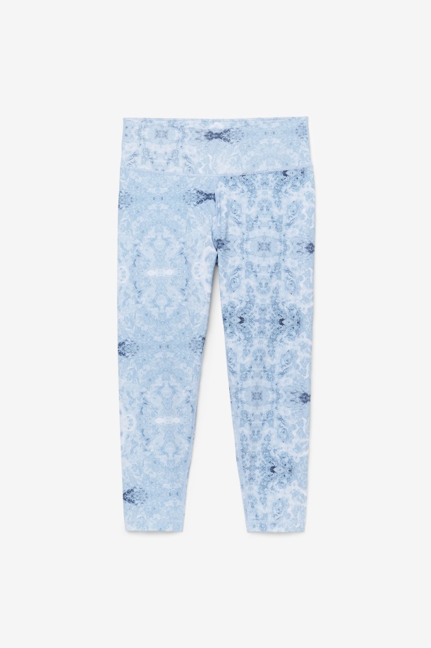 Fila Blue Fog Print Forza κομψό κολάν 7/8