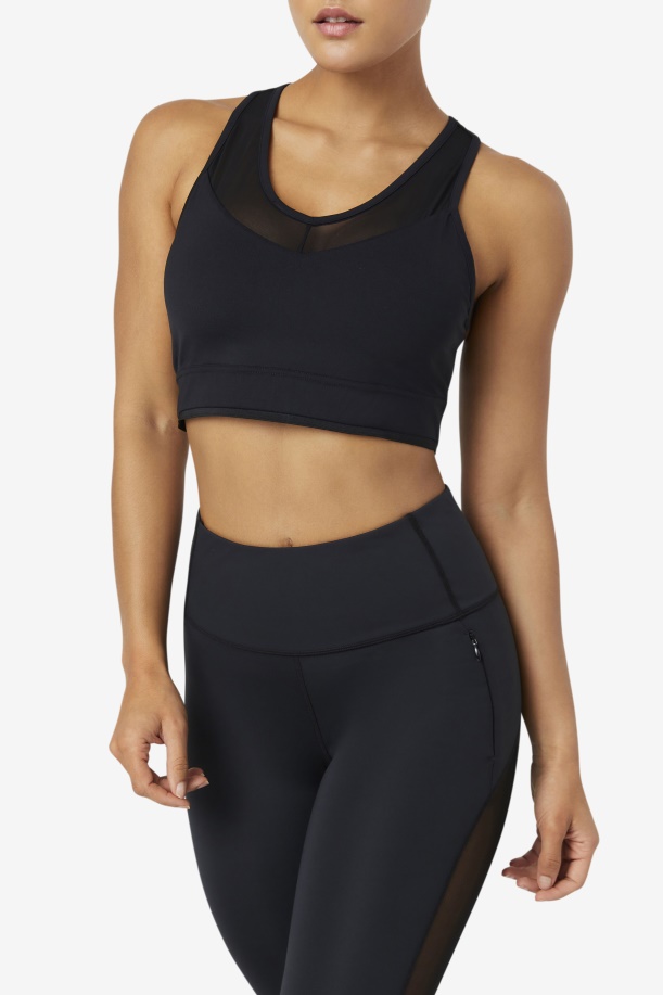 Fila Uplift σουτιέν Racerback μαύρο