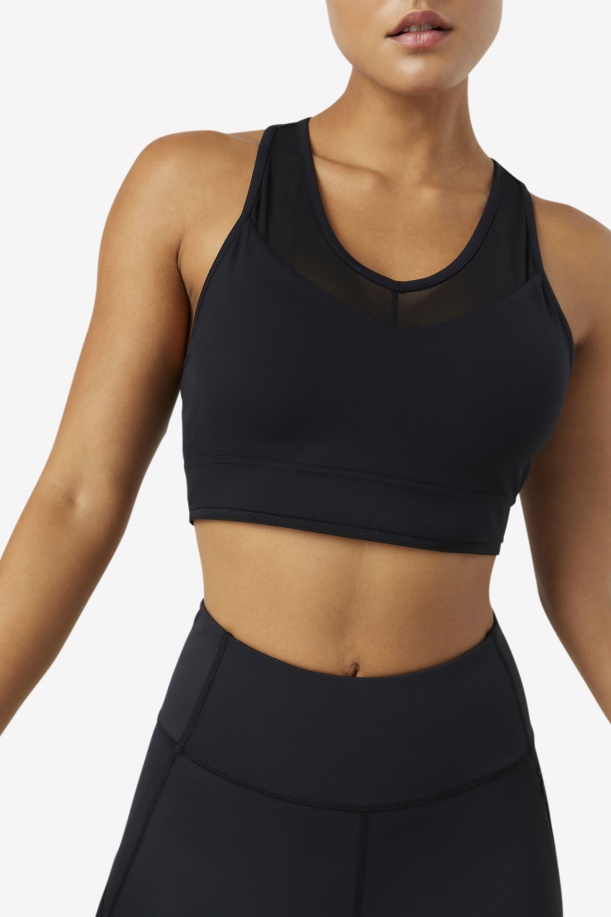 Fila Uplift σουτιέν Racerback μαύρο