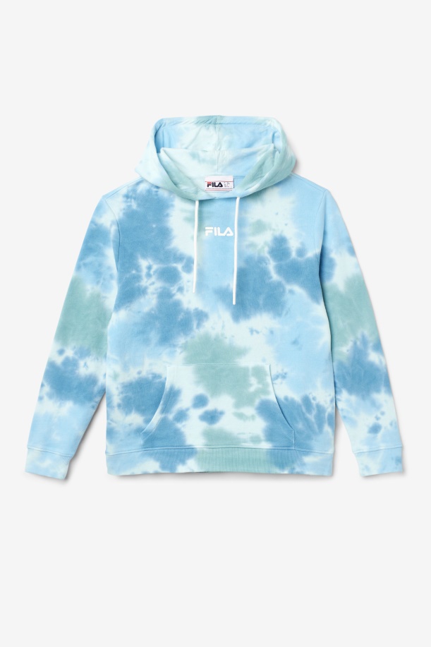 White/splish/all/latigo Bay Aerolynn Tie Dye Hoodie Fila