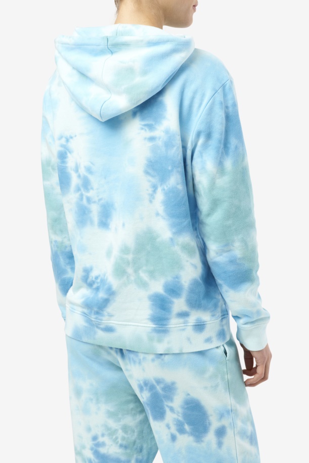 White/splish/all/latigo Bay Aerolynn Tie Dye Hoodie Fila