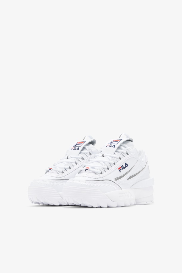 Fila Little Kids\' Disruptor 2 Exp λευκό/ναυτικό/κόκκινο