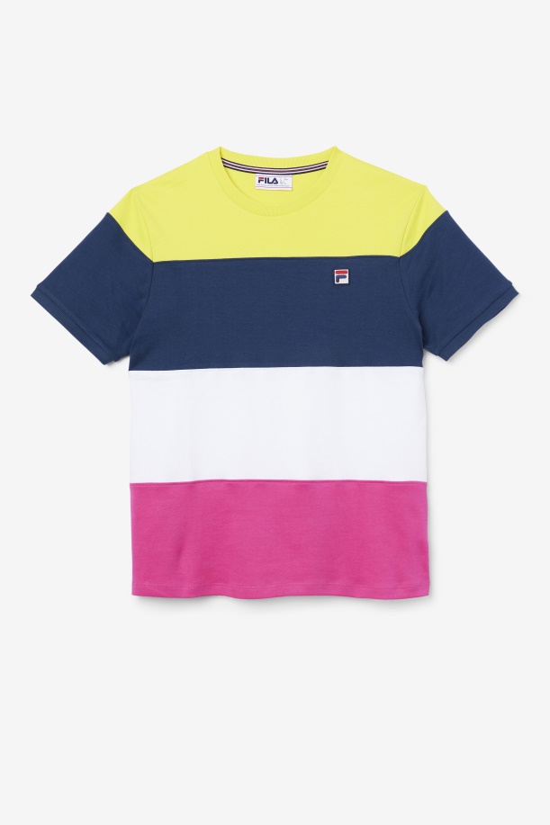 Fila Navy/λευκό/κίτρινο σερβίς πλήρωμα