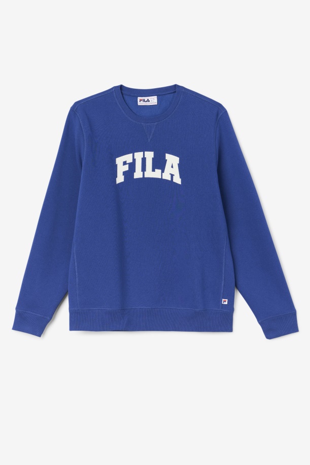 Blue/gardenia Fila Kory Crewneck Sweatshsirt