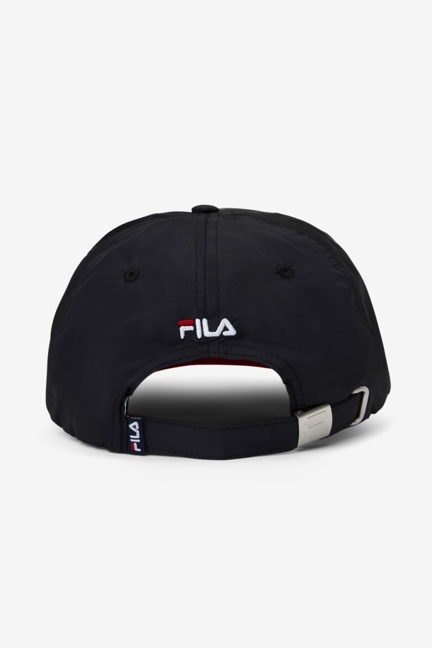 καπέλο Pickleball μαύρο/κόκκινο Fila