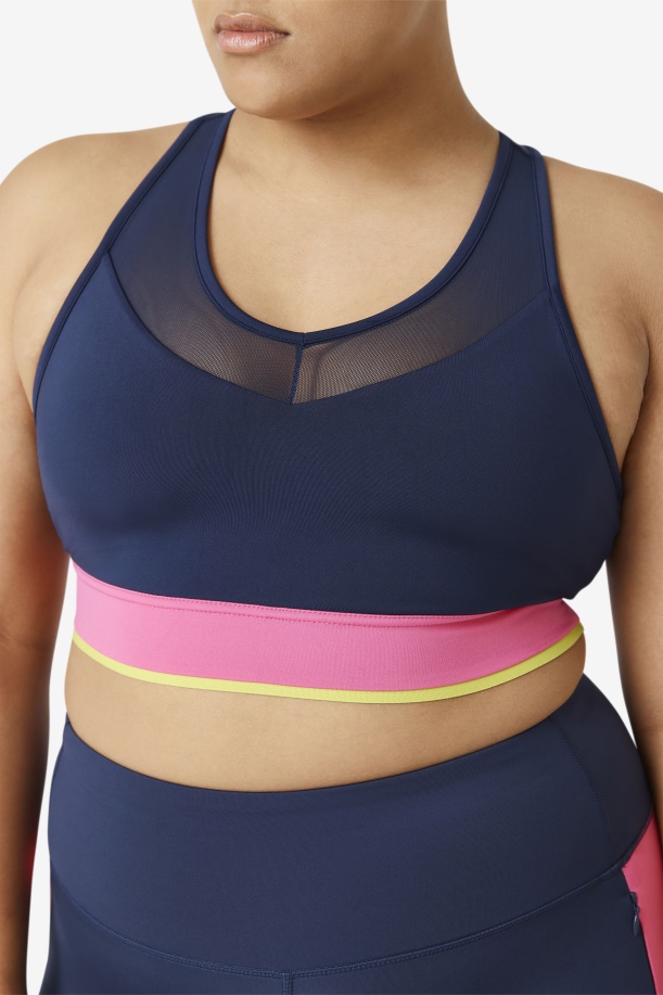 μπλούζα σουτιέν Fila Navy Uplift Racerback