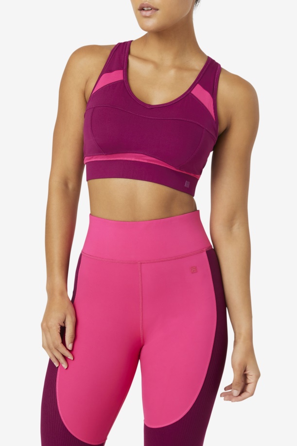 Mprpl/ppck Fila Uplift Racerback αθλητικό σουτιέν