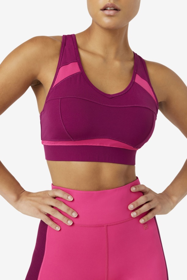 Mprpl/ppck Fila Uplift Racerback αθλητικό σουτιέν