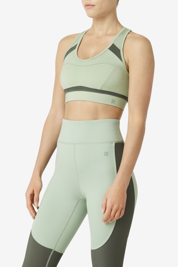 Fila Uplift Racerback αθλητικό σουτιέν βασιλικός/θυμάρι