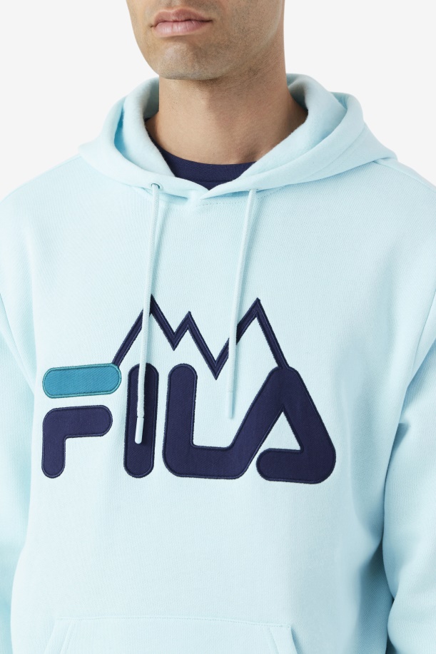 Fila Iced Aqua/navy/deep Lake Nan Hoodie