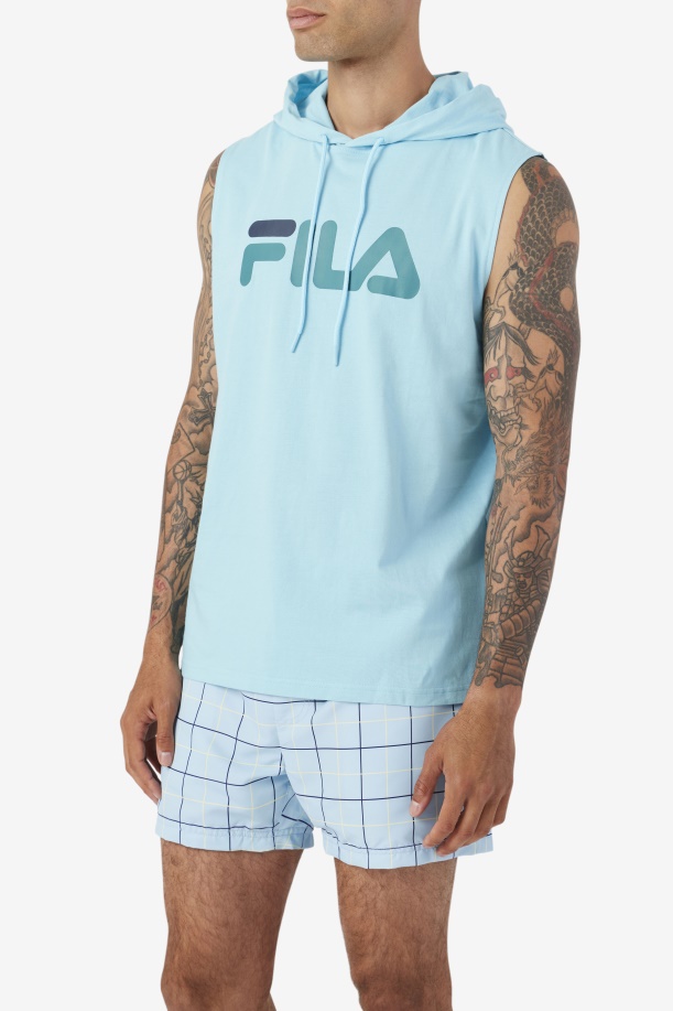 Petit Four/bayou/navy Zany αμάνικο Hoodie Fila