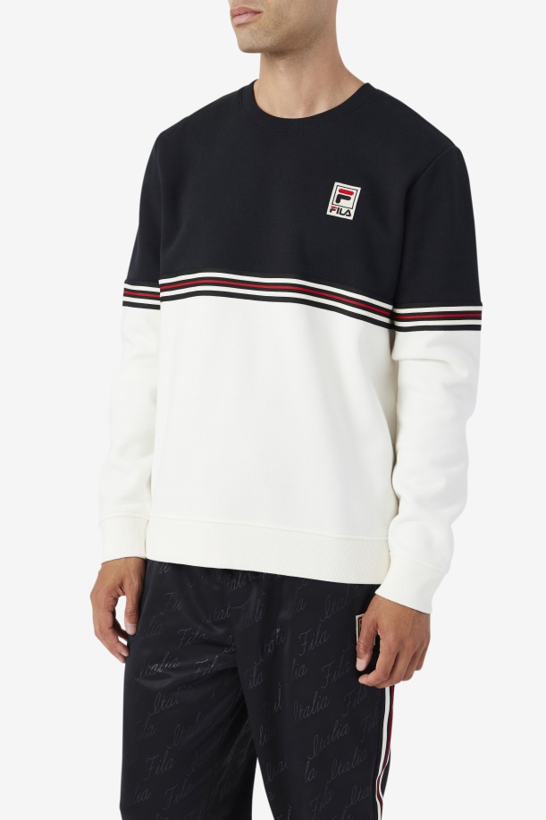 Asha Crew Fila Black/gardenia/κίτρινο