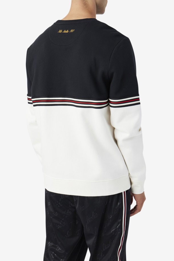 Asha Crew Fila Black/gardenia/κίτρινο