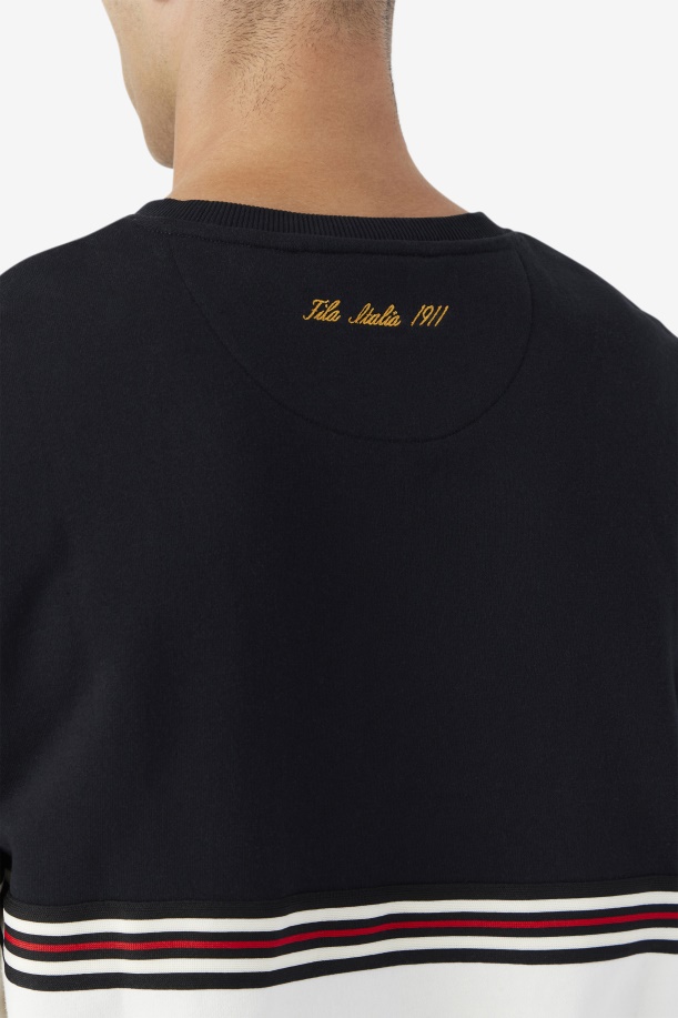 Asha Crew Fila Black/gardenia/κίτρινο