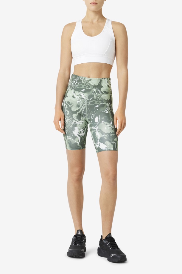 άσπρο αθλητικό σουτιέν Racerback Uplift Fila