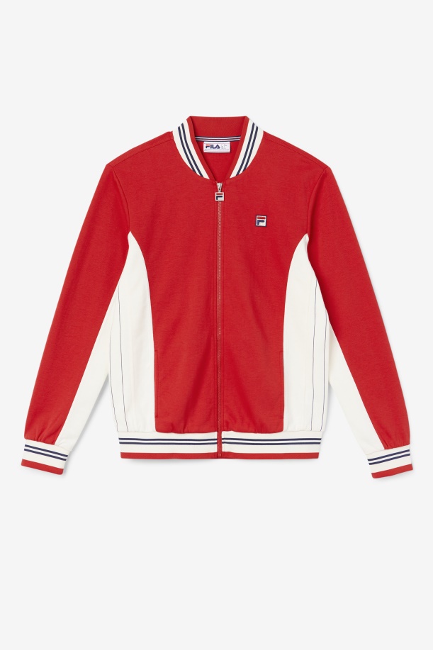 εβδομήντα σακάκι κόκκινο/gardenia/navy Fila