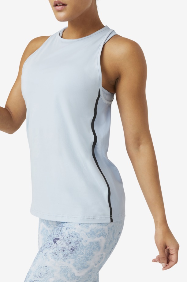 Fi-lux Loose Top Tank μπλε ομίχλη/μαύρο Fila
