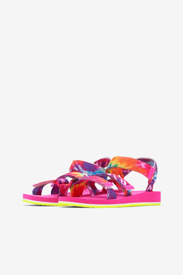 Fila Mutli/λευκό/ροζ Glo γυναικείο Drifter Ts Tie βαφή