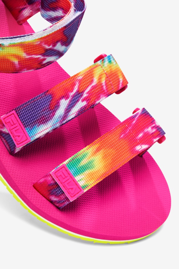 Fila Mutli/λευκό/ροζ Glo γυναικείο Drifter Ts Tie βαφή