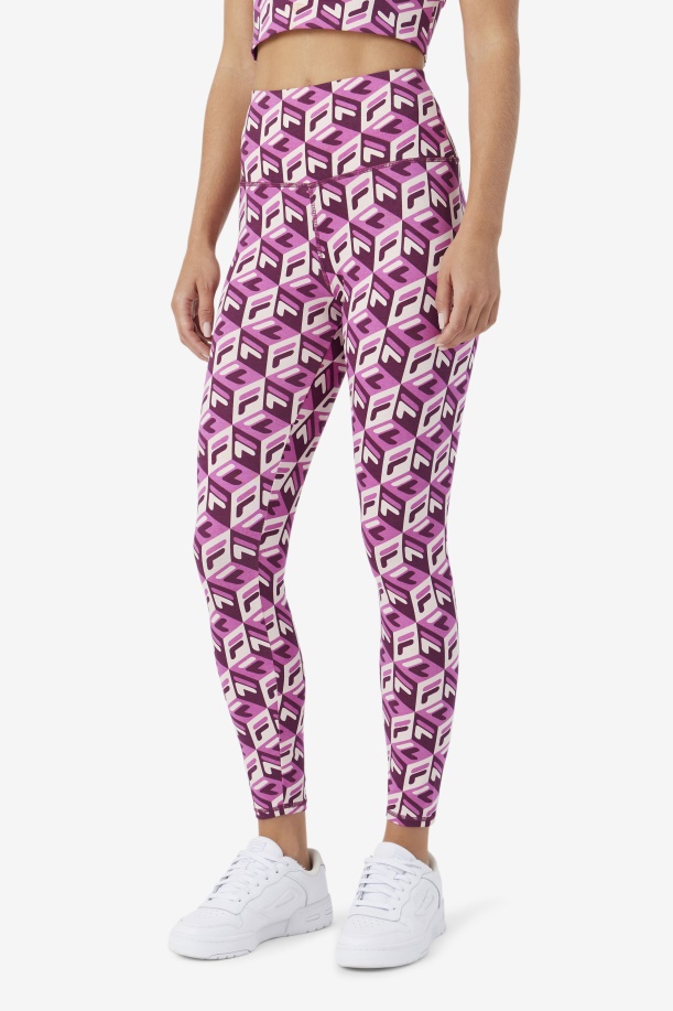 Rouge/potpourri/grape Wine Karteras 7/8 Tight Fila