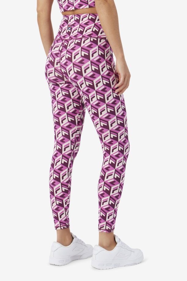 Rouge/potpourri/grape Wine Karteras 7/8 Tight Fila