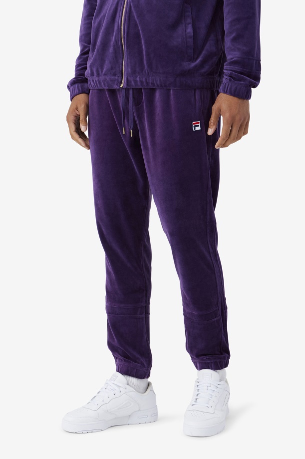 Fila Ravid βελουτέ παντελόνι Blackberry Cordial