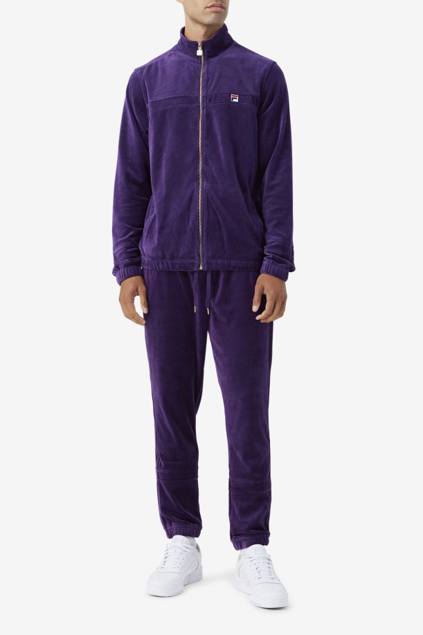 Fila Ravid βελουτέ παντελόνι Blackberry Cordial