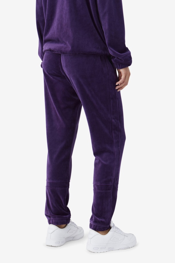 Fila Ravid βελουτέ παντελόνι Blackberry Cordial