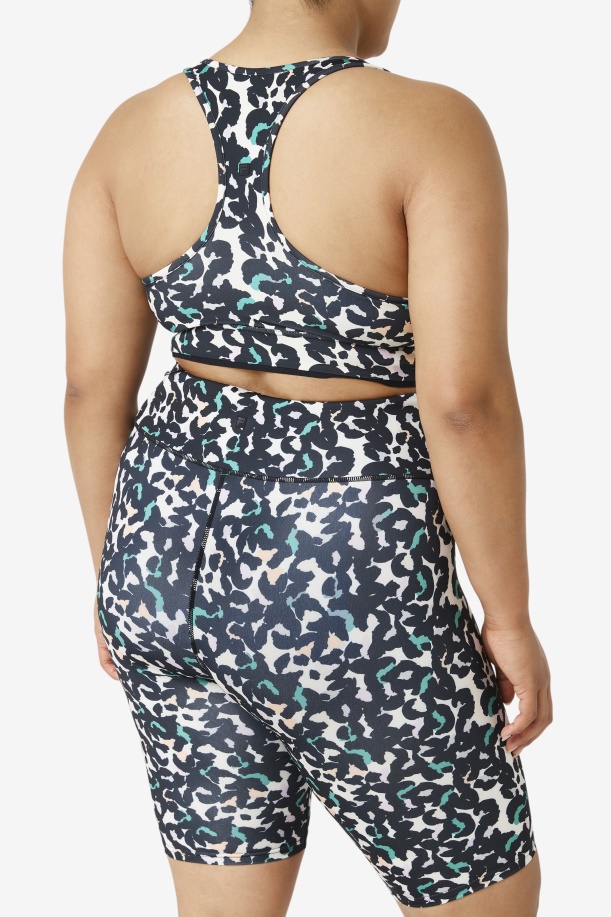 σουτιέν Uplift Racerback Top μαύρο Animal Print Fila