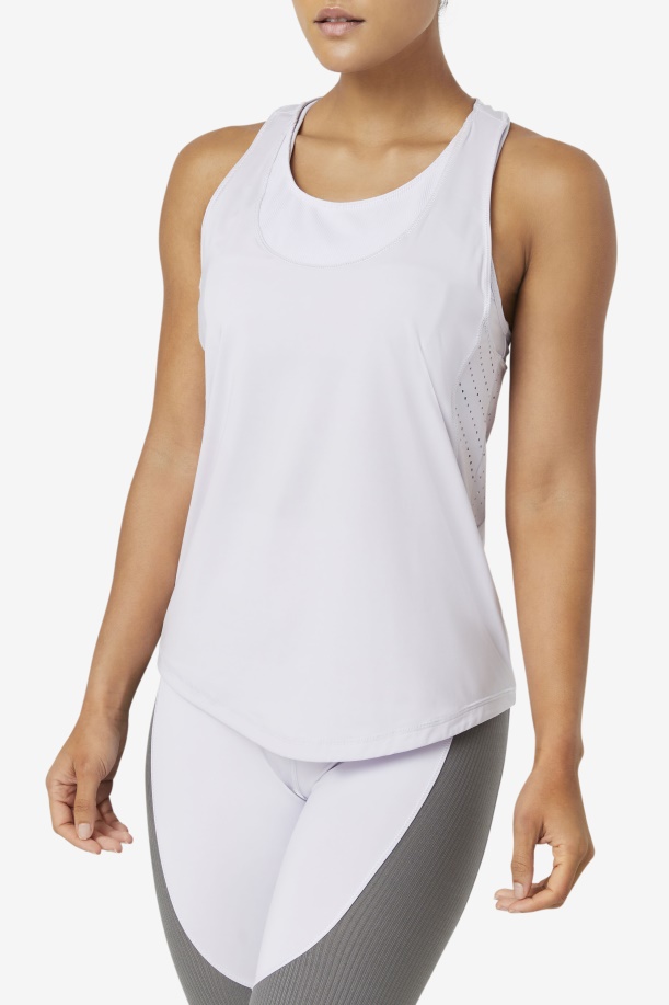 Fila Uplift ανάγλυφο Racerback φανελάκι Lavendrblue