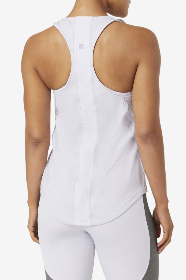 Fila Uplift ανάγλυφο Racerback φανελάκι Lavendrblue