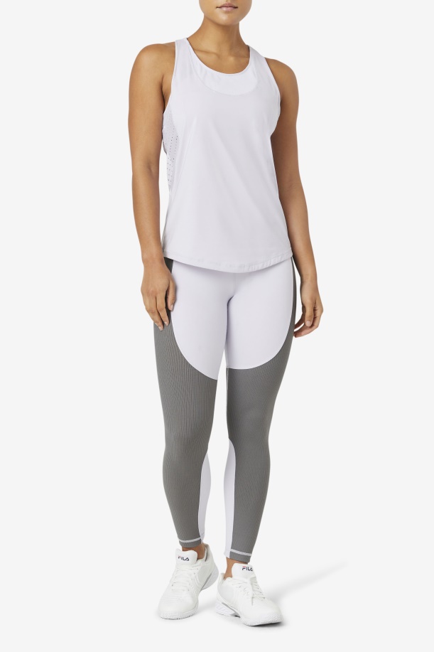 Fila Uplift ανάγλυφο Racerback φανελάκι Lavendrblue
