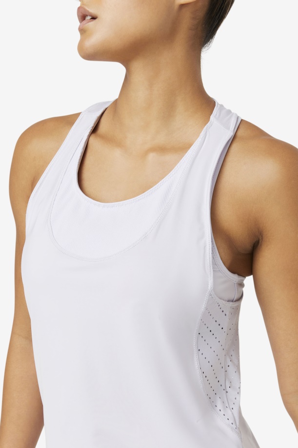Fila Uplift ανάγλυφο Racerback φανελάκι Lavendrblue