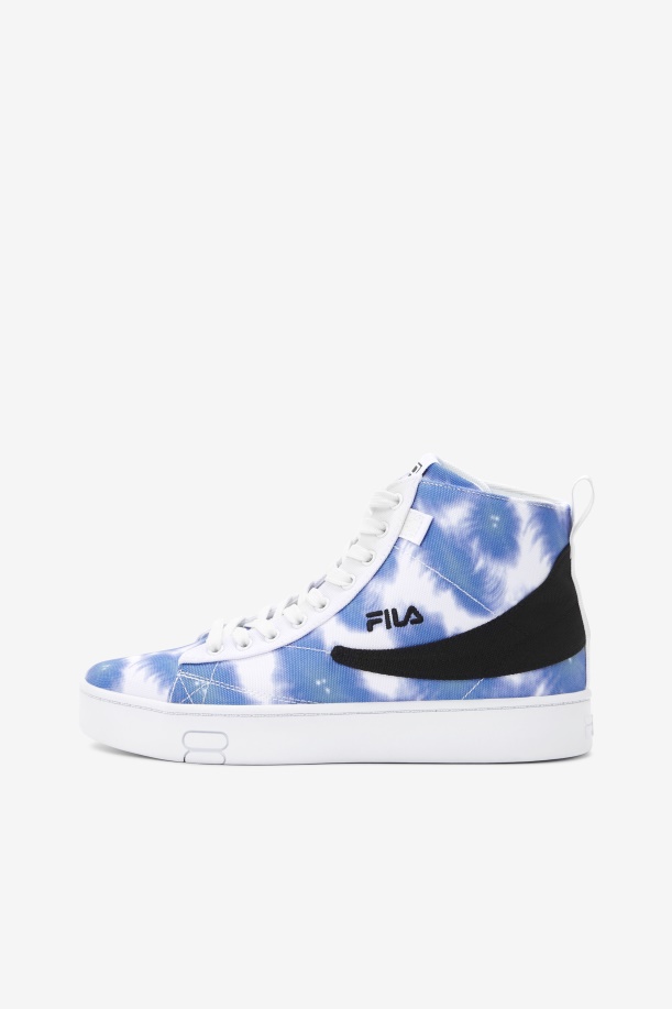 γυναικεία βαφή γραβάτα Gennaio Fila λευκό/φωτεινό Cobalt/storm Blue
