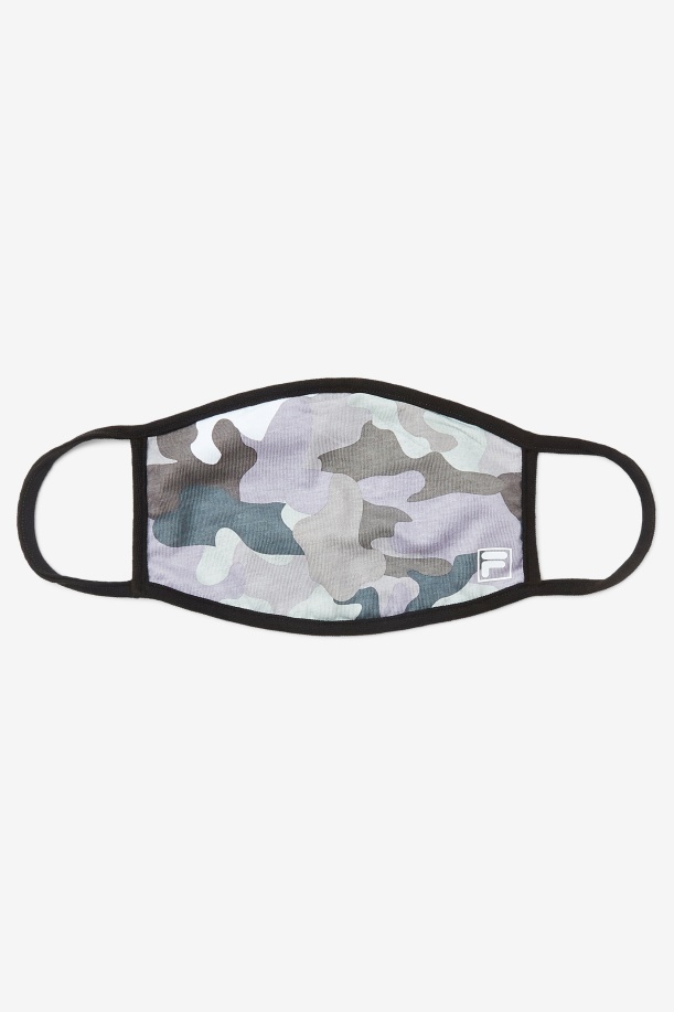 γκρι μάσκα προσώπου καμουφλάζ γκρι Camo Fila